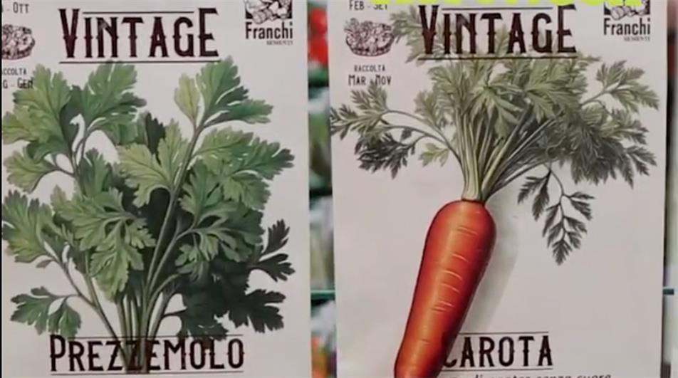 Franchi Seeds of Italy Vintage 1928 range